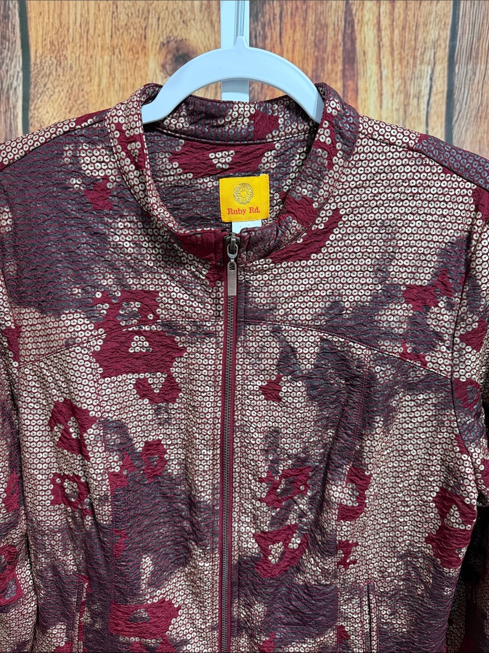 Ruby Rd. Zip Up Jacket Size 14 - Picture 2 of 5